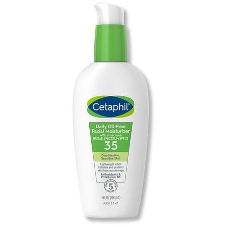 Cetaphil Daily Facial Moisturizer with Sunscreen SPF 35, 3 Oz