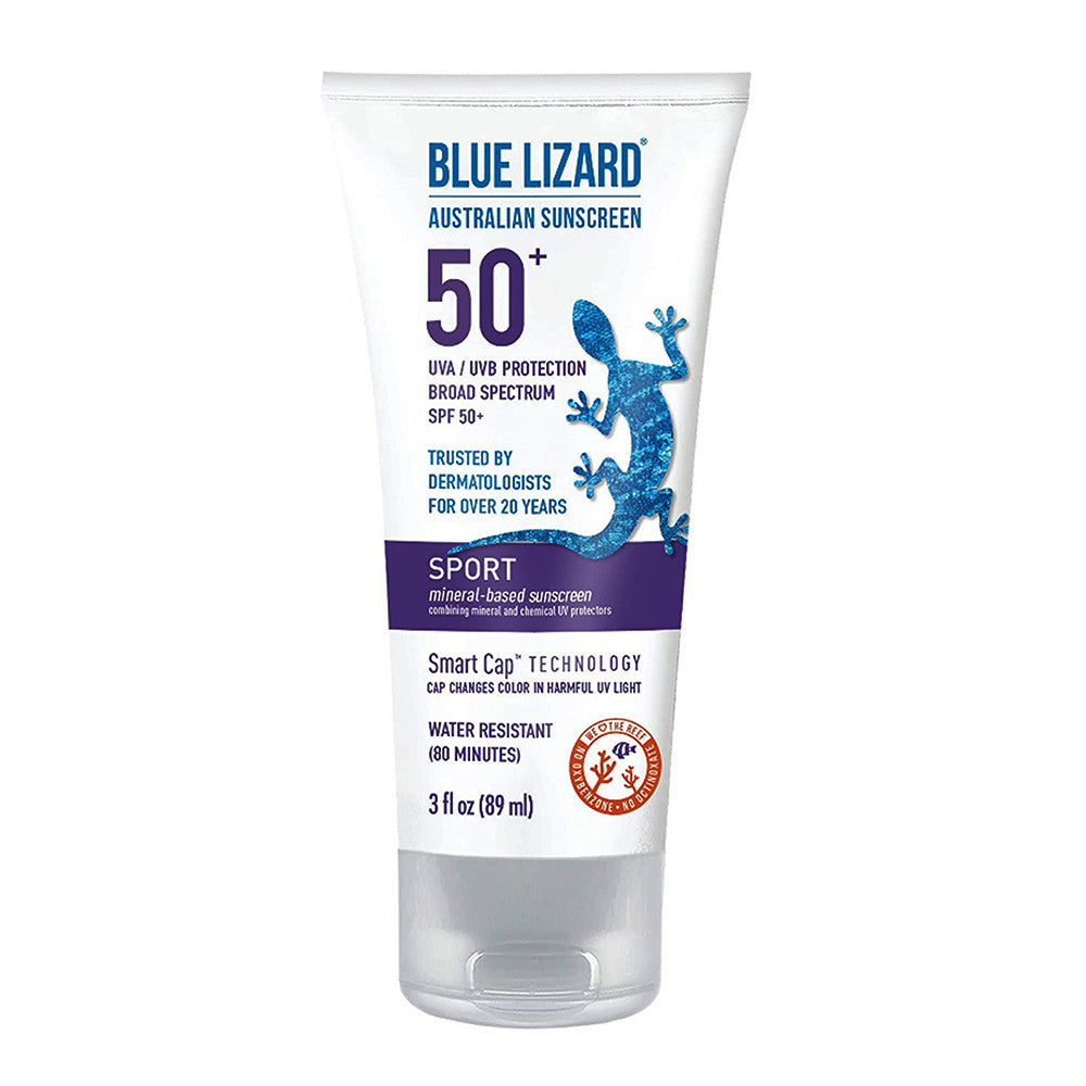 Blue Lizard Sport Mineral Sunscreen Lotion SPF 50, 89 Ml