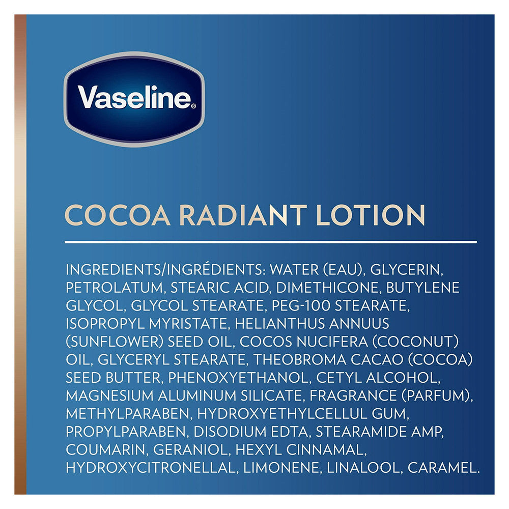 Vaseline I.C Cocoa Butter Deep Conditioning Rich Hydrating Moisturizing Lotion - 10 Oz