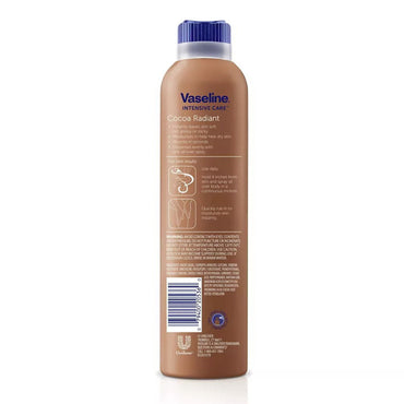 Vaseline Spray And Go Moisturizer In Cocoa Radiant, 6.5 Oz