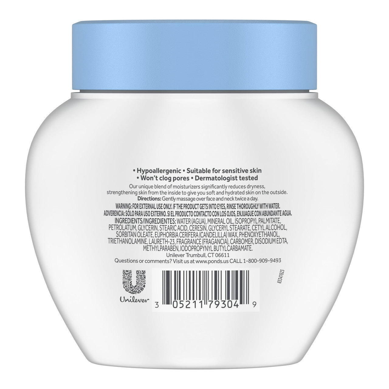 Ponds Dry Skin Cream, Extra Rich Skin Cream - 10.1 Oz