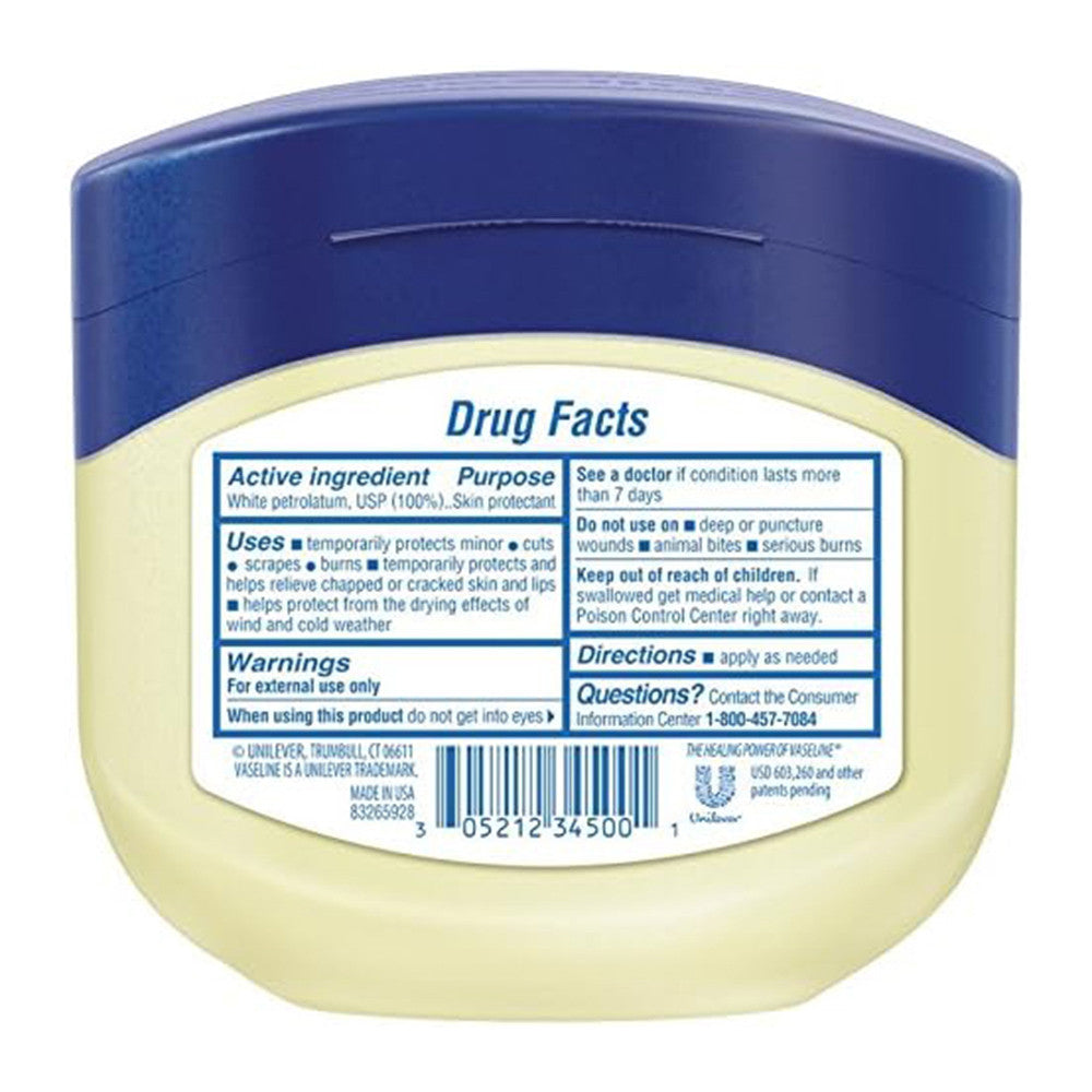 Vaseline Petroleum Jelly Jar For Dry Skin - 13 Oz