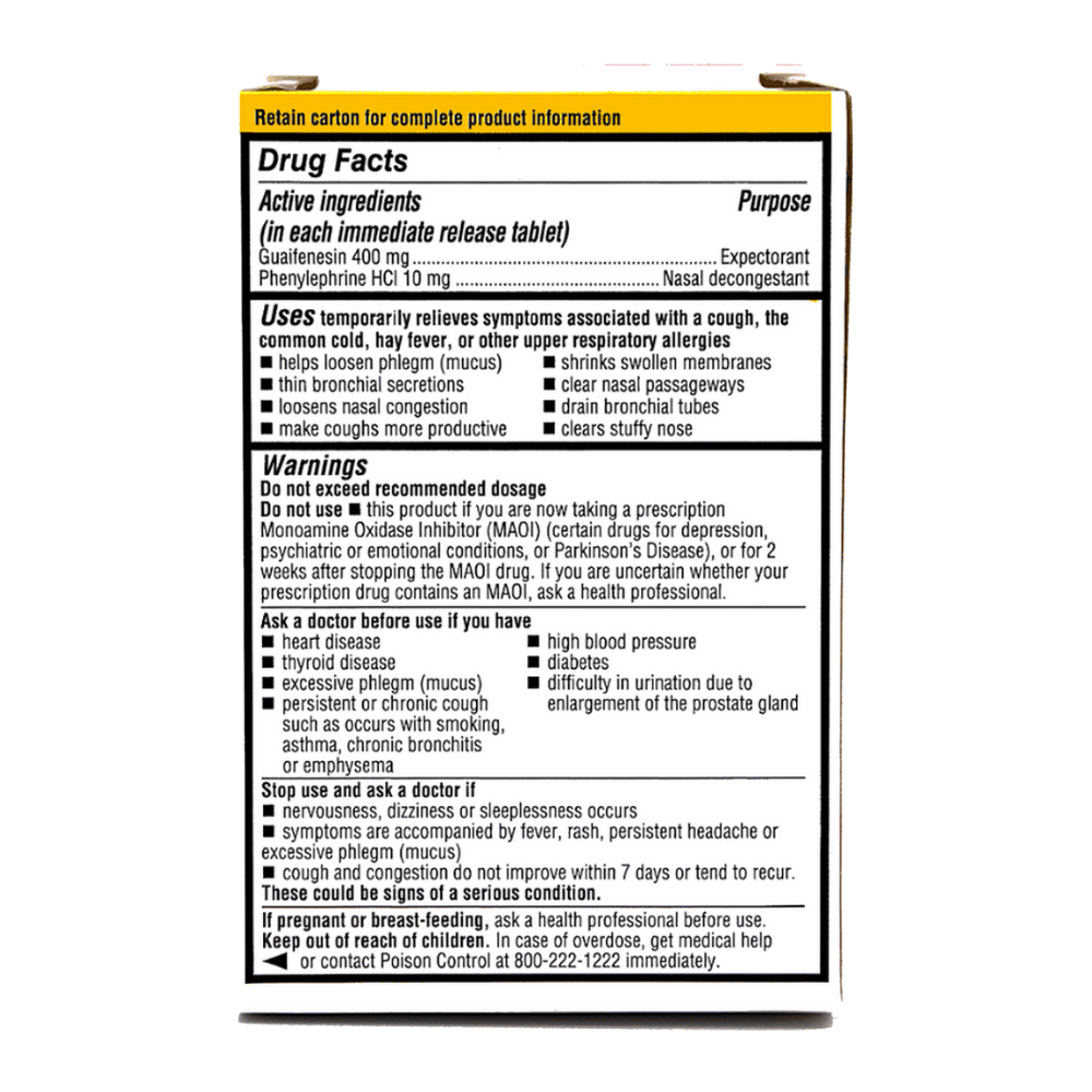 Rugby Chest Congestion Relief PE, 60 Ea
