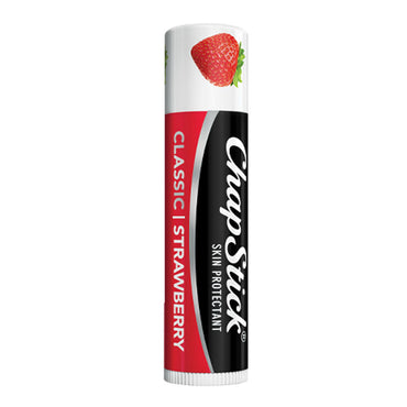 ChapStick Skin Protectant Classic Strawberry Lip Balm, 0.15 Oz
