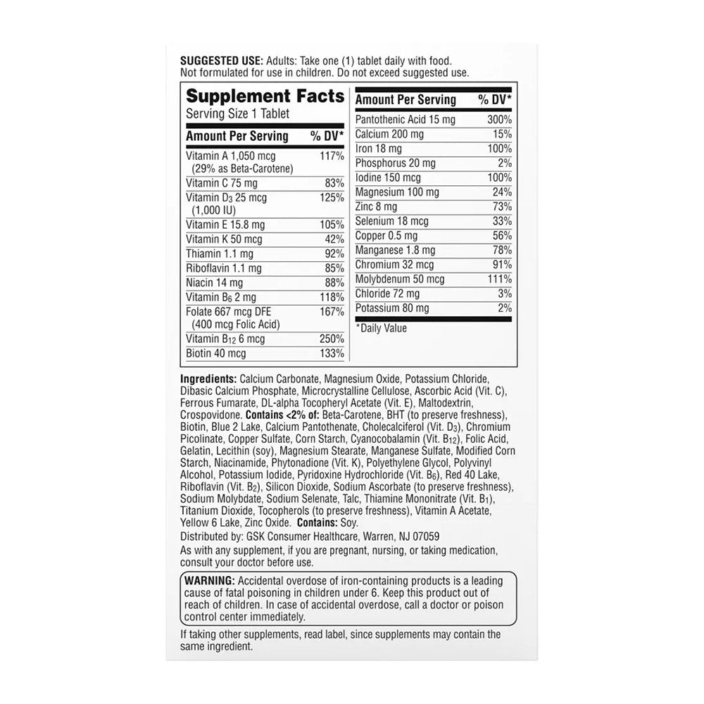 Centrum Women Multivitamins Tablets, 120 Ea