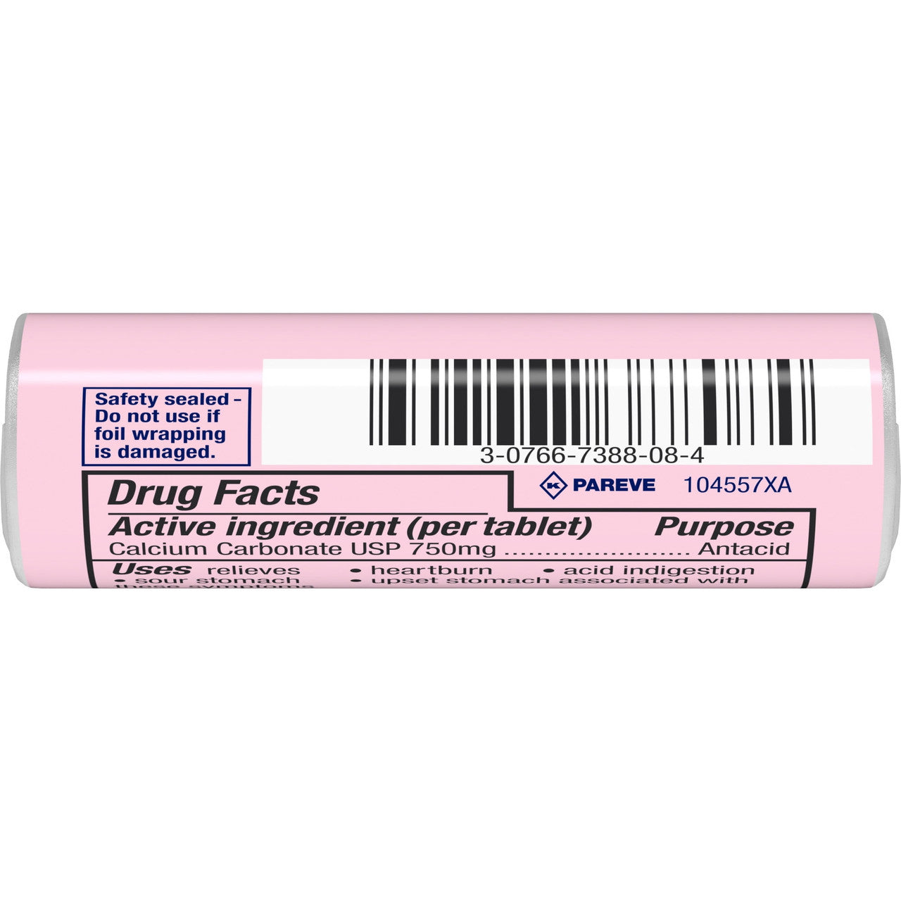 Tums Extra Strength Assorted Berries Antacid, 8 ea 12 pack