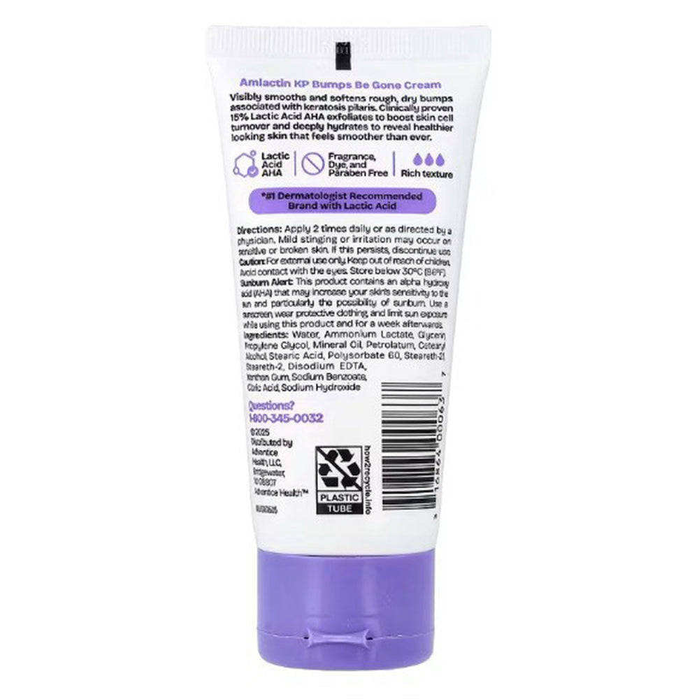 Amlactin KP Bumps Be Gone for Rough, Bumpy Skin 3Oz (85g)