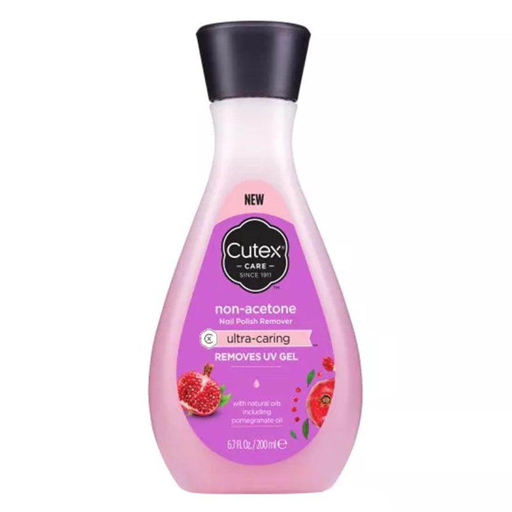 Cutex Ultra Caring Non Acetone Nail Polish Remover with Natural Oils 6.7Oz (200ml)