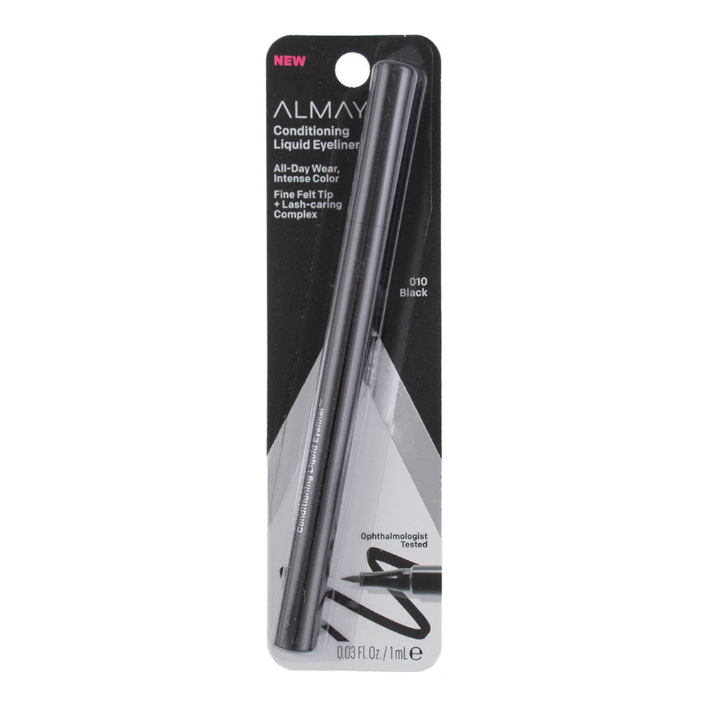 Almay Conditioning Liquid Eyeliner Longwearing Waterproof, 0.03 Oz