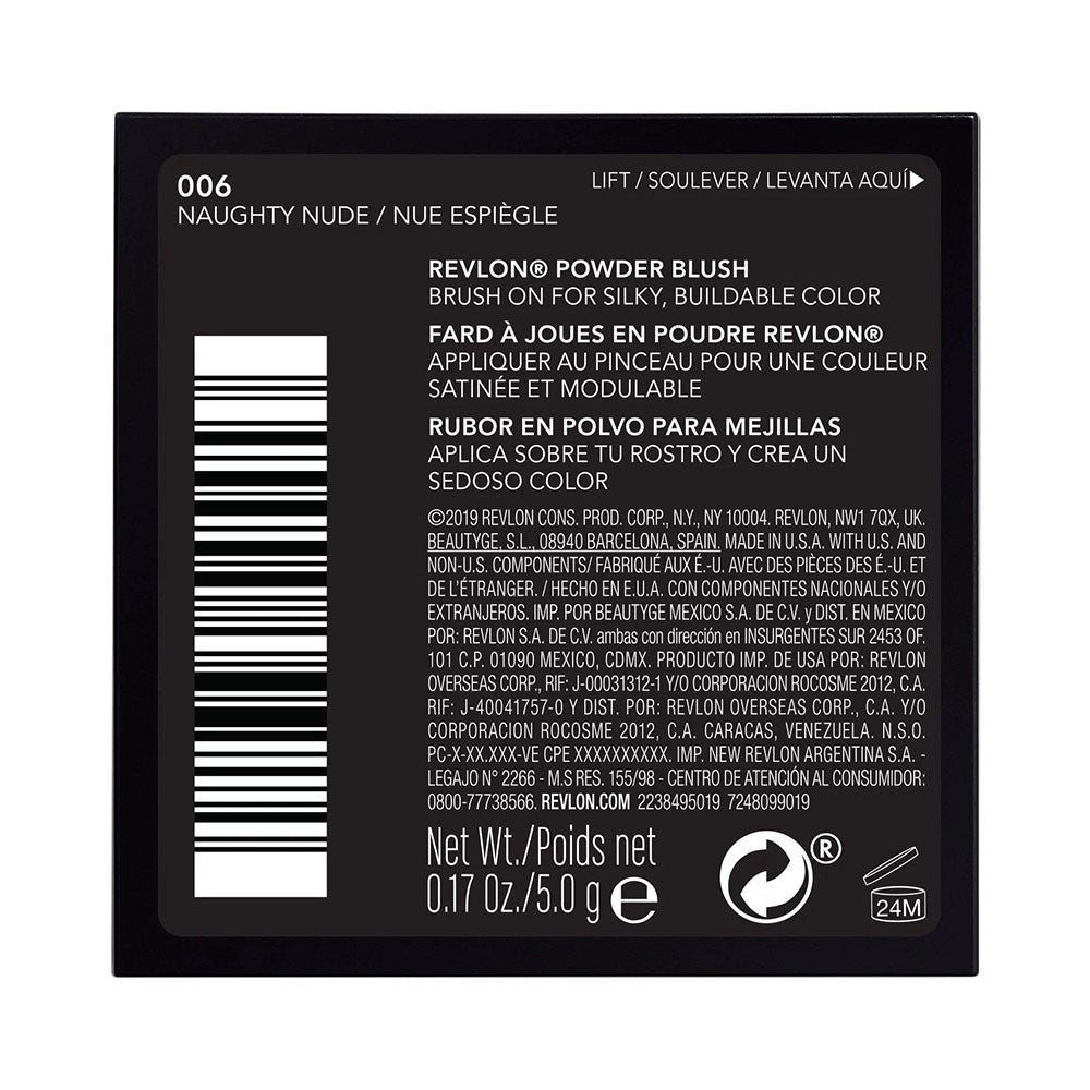 Revlon Powder Blush, Naughty Nude, 1 Ea