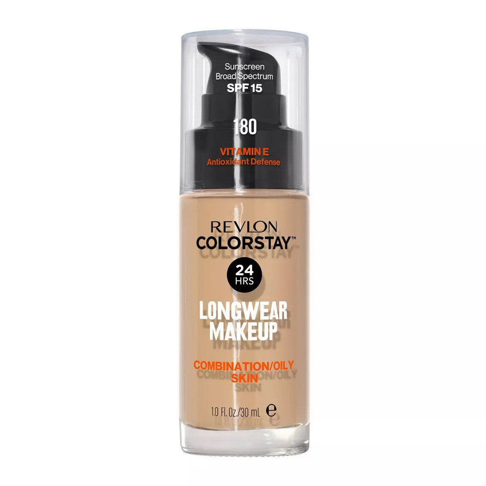 Revlon Colorstay Makeup With Softflex For Combination / Oily Skin, Sand Beige #190 - 1 Oz