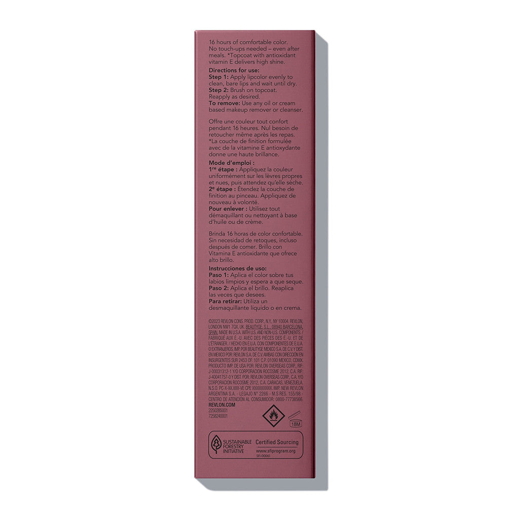 Revlon Colorstay Overtime Lip Color With Softflex, Everlasting Rum #370, 1 Ea