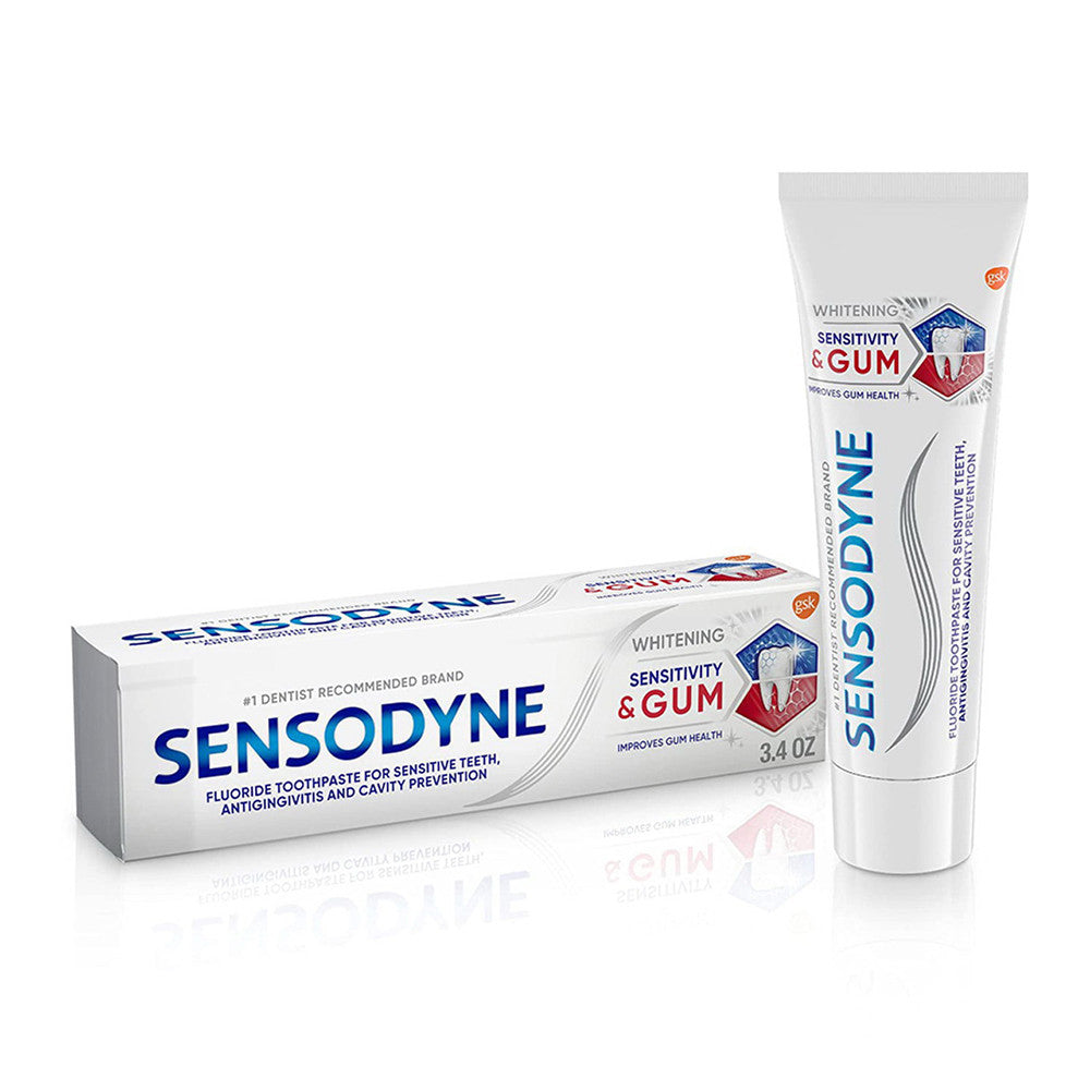 Sensodyne Sensitivity & Gum Whitening Sensitive Toothpaste, 3.4 Oz
