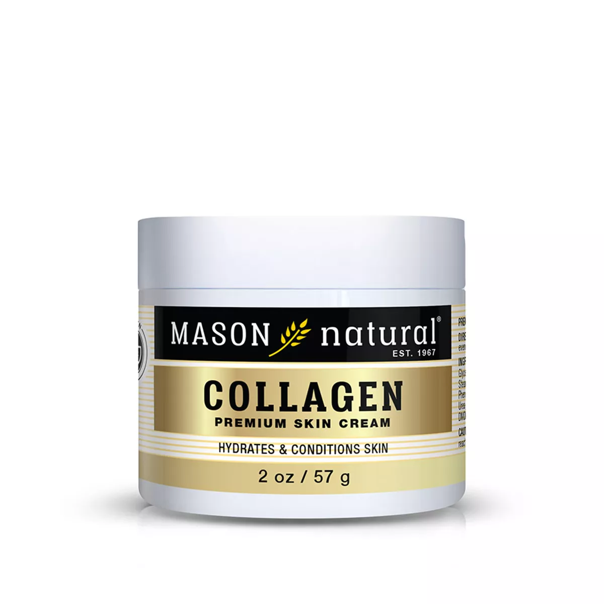 Mason Natural Collagen for Premium Skin Cream, 2 Oz