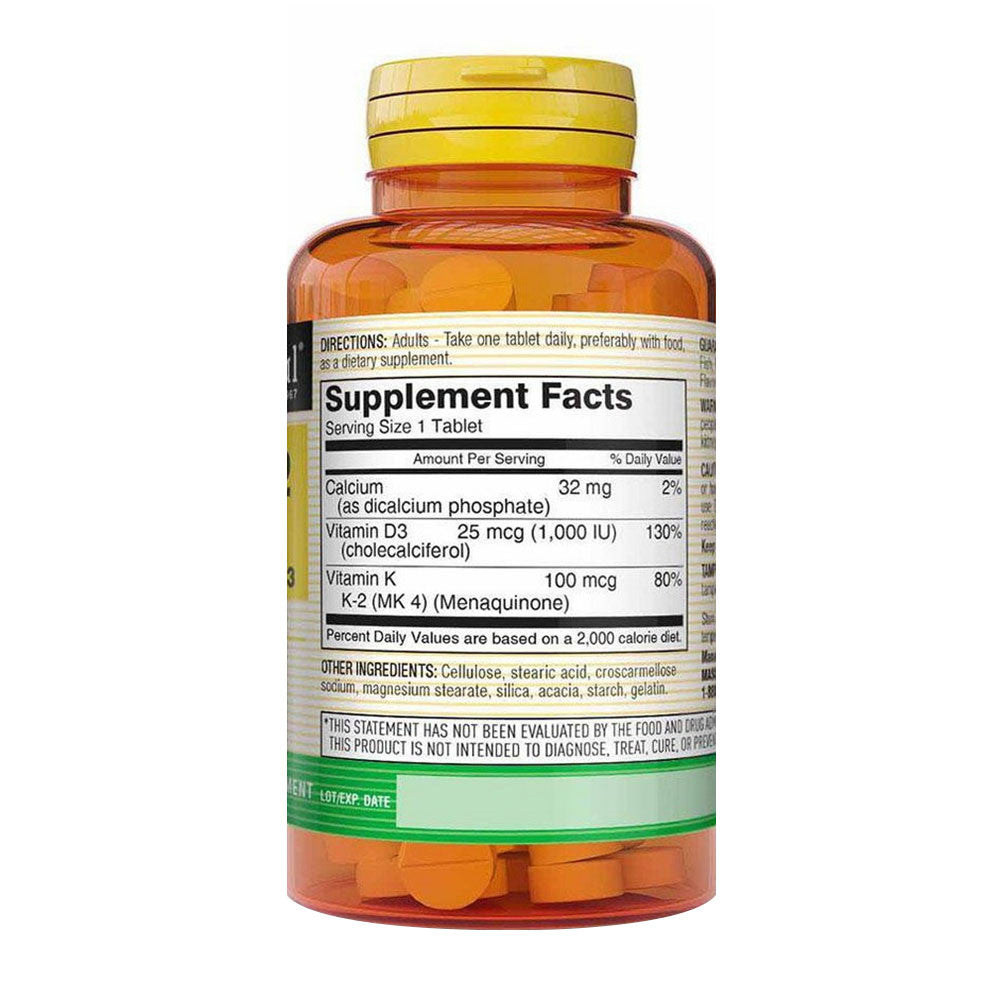 Mason Natural Vitamin K2 100 mcg General Health Tablets, 100 Ea