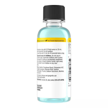 Listerine Zero Clean Mint Mouth Wash, 3.2 Oz