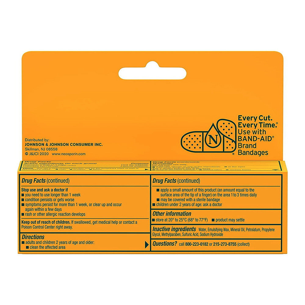 Neosporin Plus Pain Relief Maximum Strength First Aid Antibiotic Cream - 1 Oz