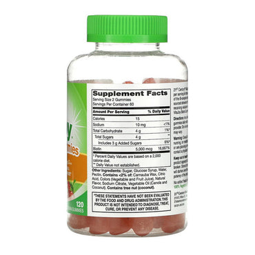 21st Century Vita-Joy Biotin 5000 mcg Gummies, Strawberry, 120 Ea