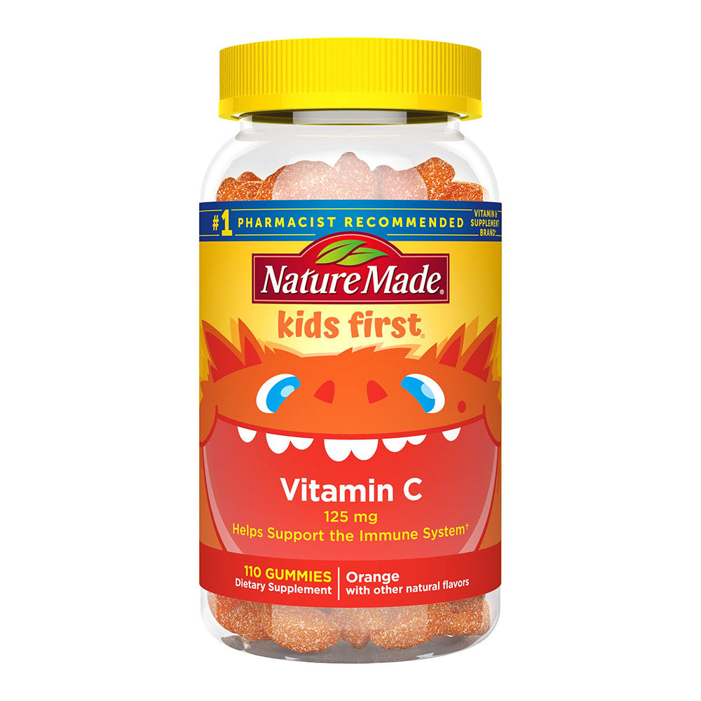 Nature Made Kids First Vitamin C Gummies, Dietary Supplement For Immune Support, 110 Ea