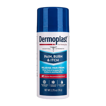 Dermoplast Pain Burn & Itch Pain Relief Spray, 2.75 Oz