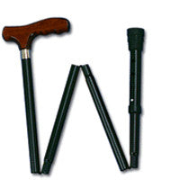 Apex-Carex Cane Folding Black Adjustable Holder (Model A 773-00), 1 Ea