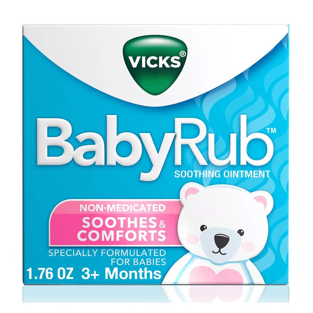 Vicks Baby Rub Soothing Comfort For Babies Ointment, 1.76 Oz