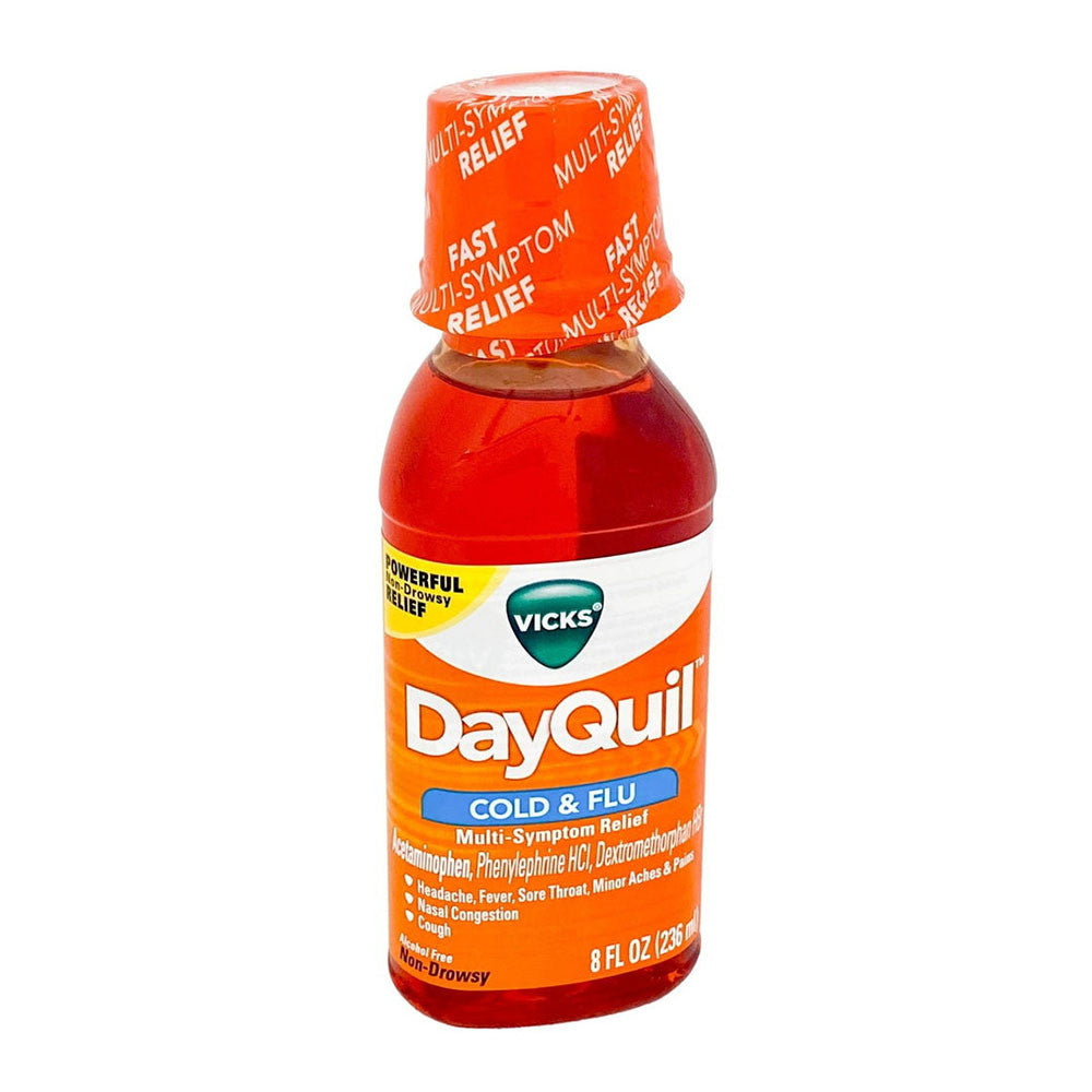 Dayquil Cold And Flu Multi Symptom Relief Liquid, 8 Oz