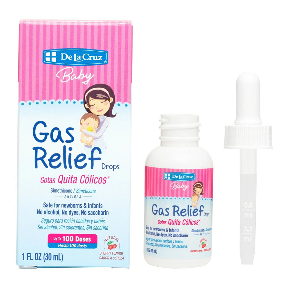 De La Cruz Gas Relief Drops for Infants and Newborns 1Oz (30ml)