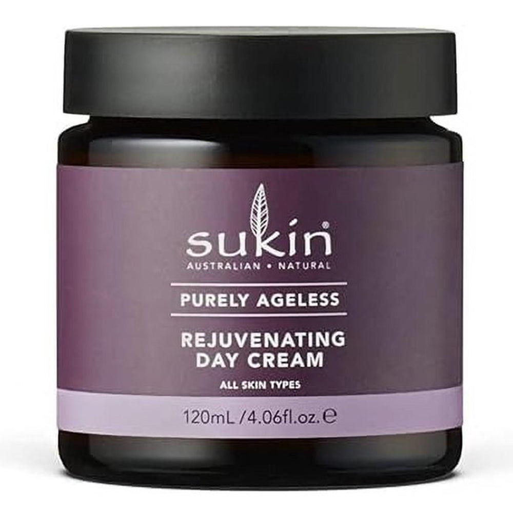 Sukin Purely Ageless Rejuvenating Face Day Cream for Anti Aging and Skin Firming 4.06Oz (120ml)