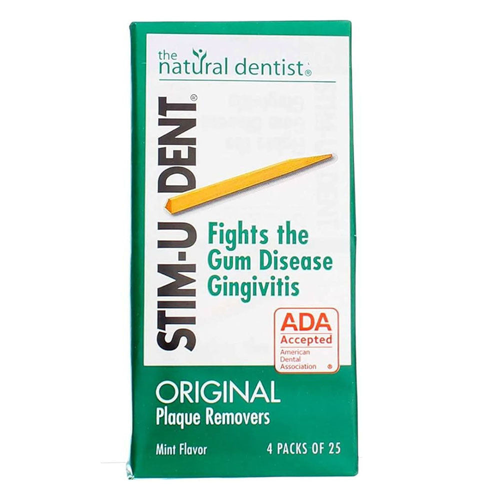 Stim-U-Dent Plaque Removers, Mint Flavor, 100 Ea