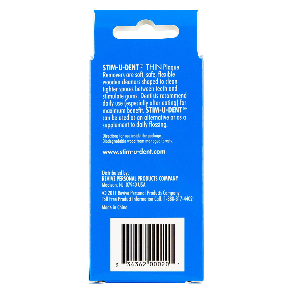 Stim-U-Dent Thin Plaque Removers Mint Flavor - 160 Ea
