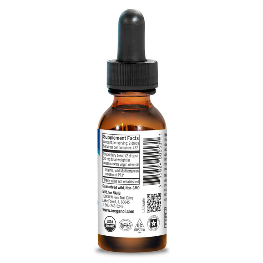 North American Herb And Spice Wild Oil Of Oregano Oreganol Liquid, 1 Oz