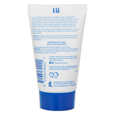 Vanicream Moisturizing Skin Cream For Sensitive Skin, Travel Size, 2 Oz, Pack Of 2