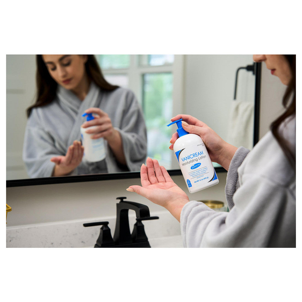 Vanicream Moisturizing Lotion with Pump For Sensitive Skin, 16 Oz