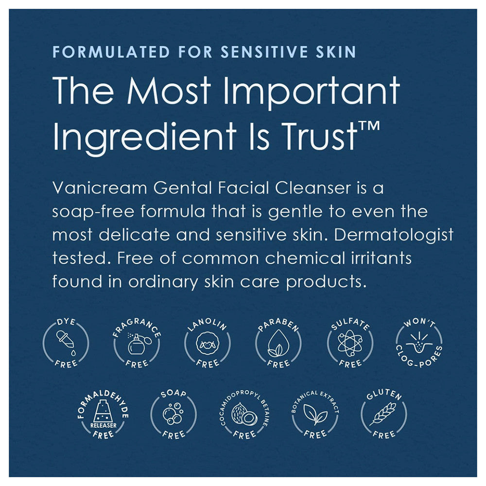Vanicream Gentle Facial Cleanser, 2.5 Oz
