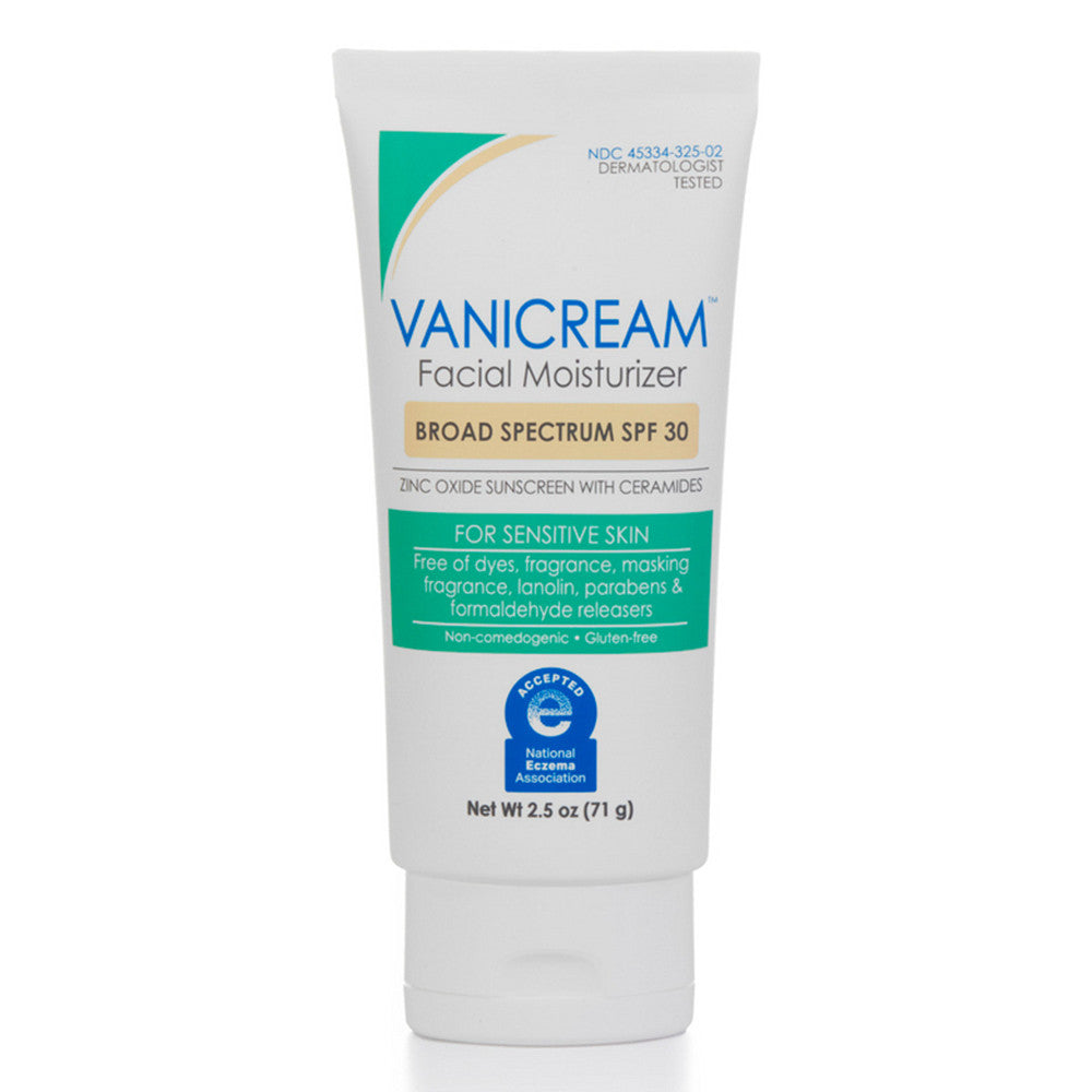 Vanicream Facial Moisturizer Broad Spectrum SPF 30 , 2.5 Oz