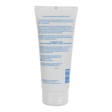 Vanicream Shave Cream For Sensitive Skin - 6 Oz