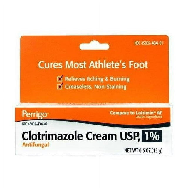 Perrigo Clotrimazole Antifungal Cream, 0.5 Oz