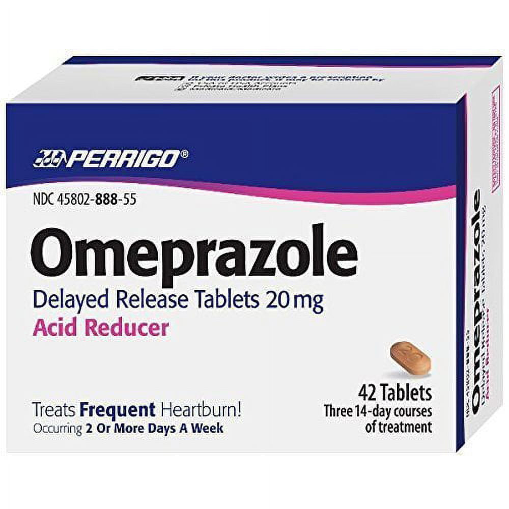 Omeprazole Delayed Release Tablets 20mg, Acid Reducer, 42 Ea