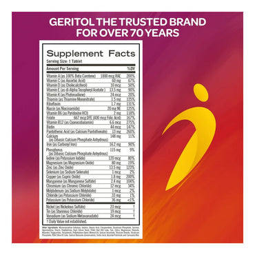 Geritol Multi-Vitamin And Mineral Supplement Tablets, 100 Ea