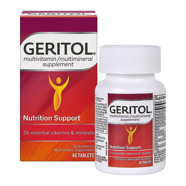 Geritol Multi Vitamin Plus Multi Mineral Tablets, 40 Ea