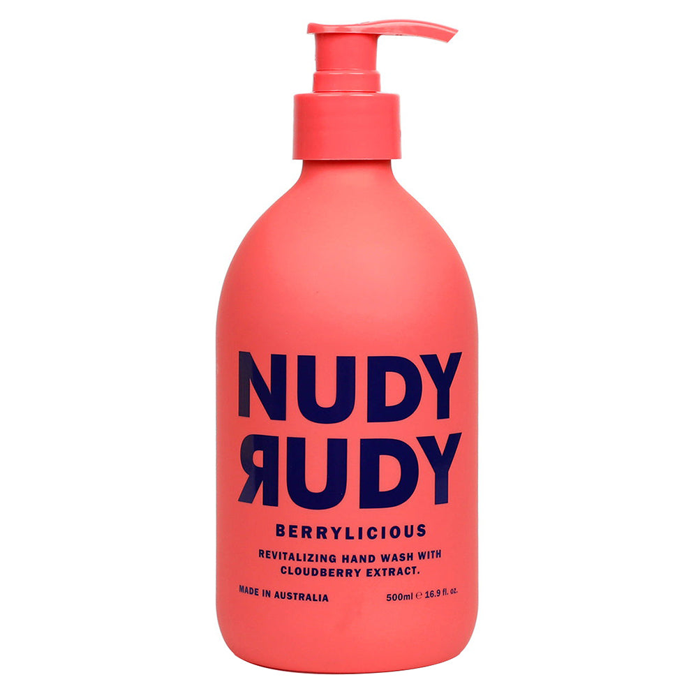 Nudy Rudy Berrylicious Revitalizing Hand Wash with Cloudberry Extract 16.9Oz (500ml)