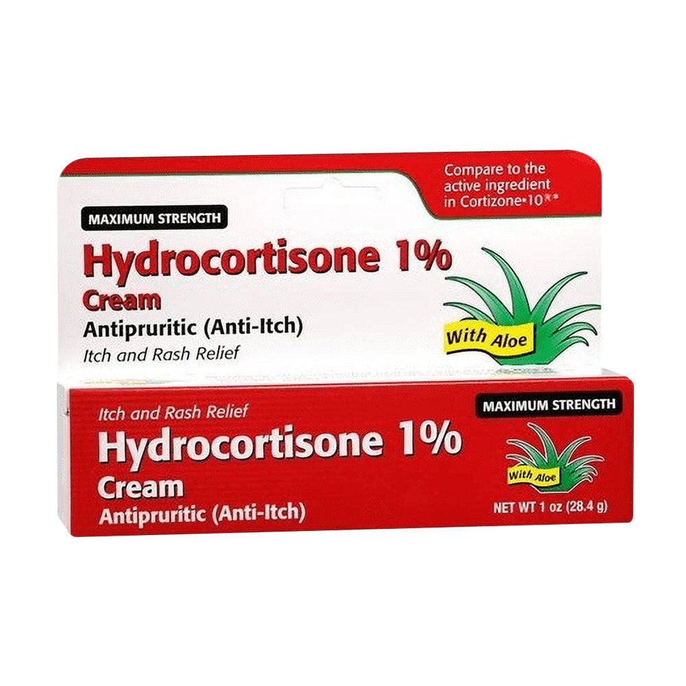 Taro Hydrocortisone 1 % Cream With Aloe - 1 Oz