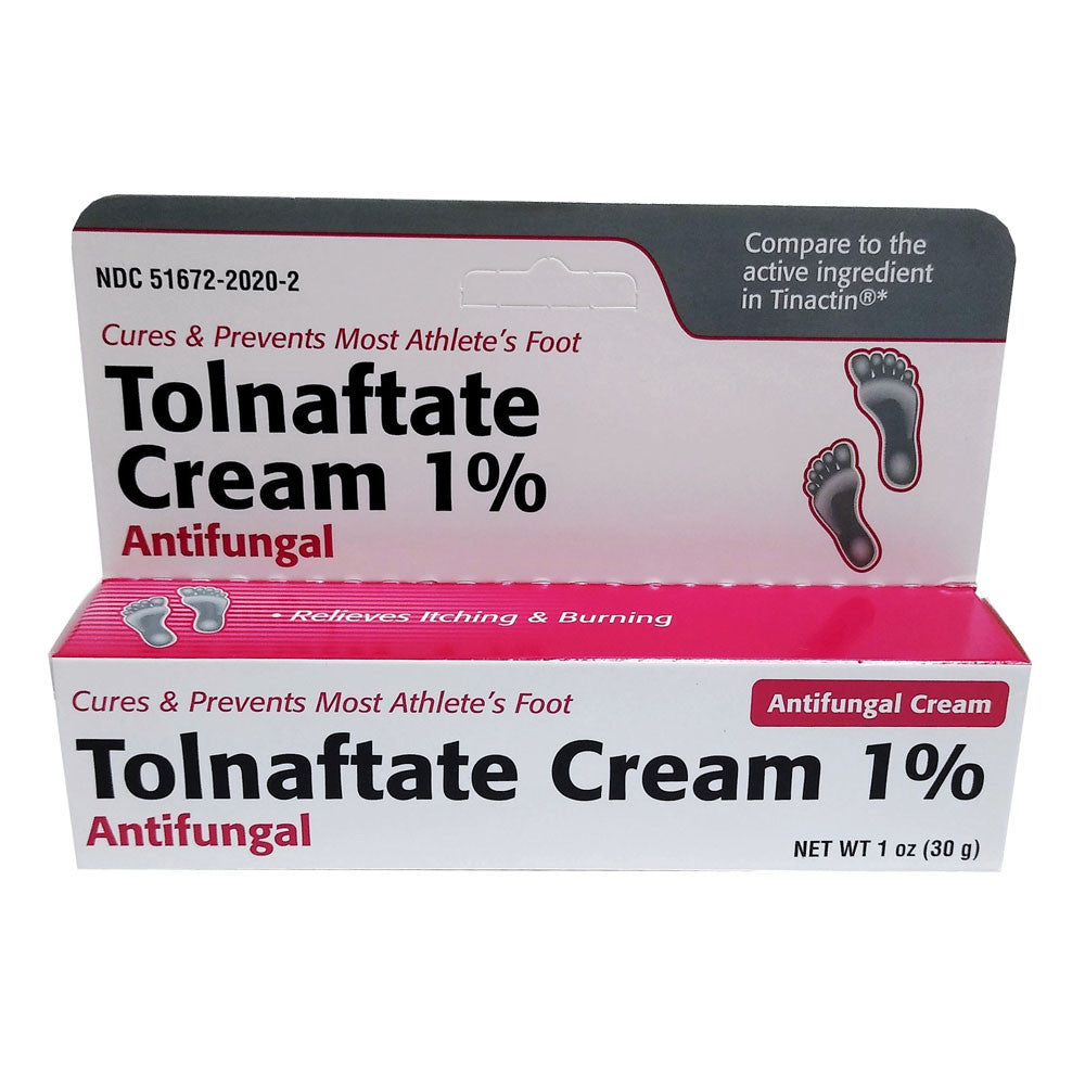 Tolnaftate Antifungal Athletes Foot Cream 1%, 1 Oz