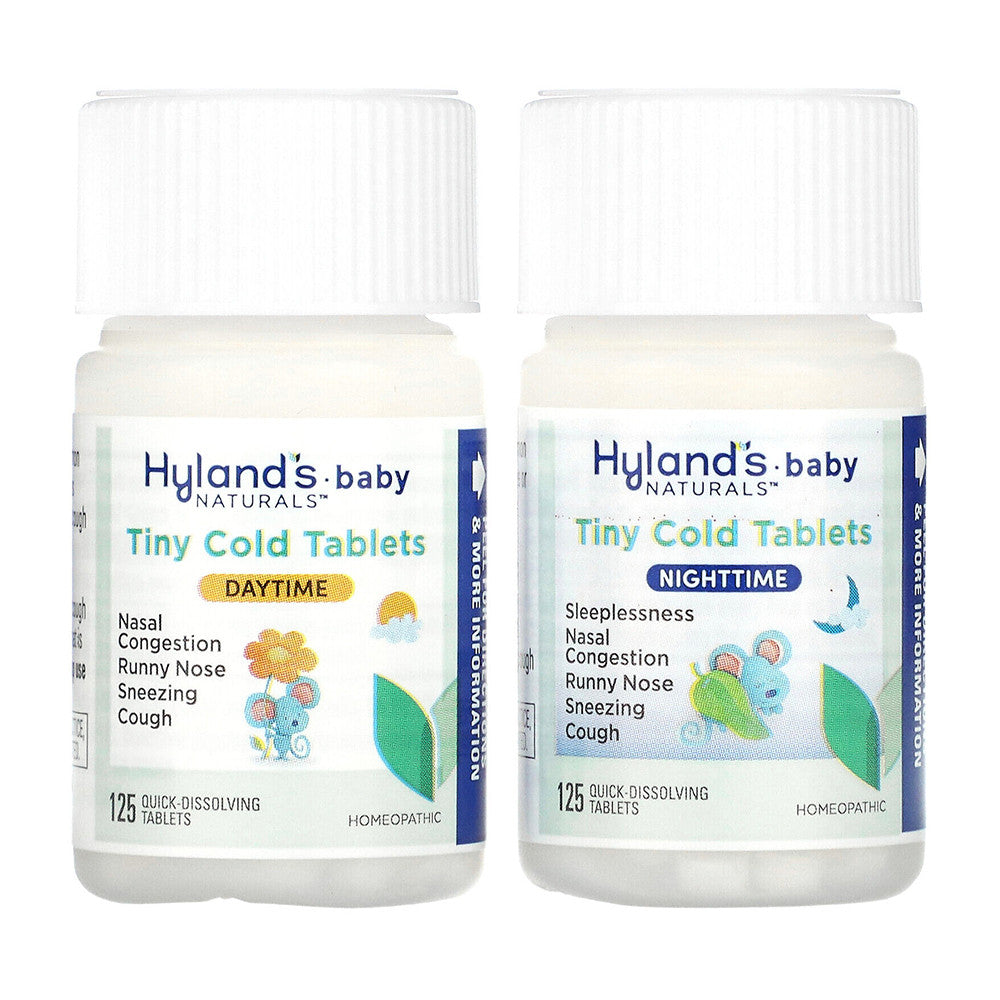 Hylands Naturals Baby Tiny Cold Tablets, Day And Night, 250 Ct