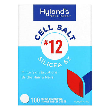 Hylands Cell Salt #12 Silicea 6x Tablet, 100 Ea