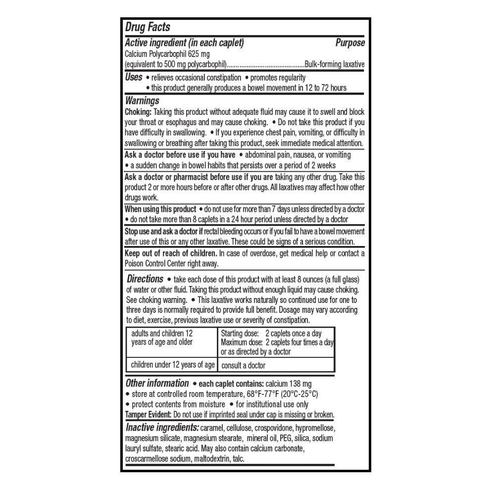 Gericare Fiber Laxative 625 Mg Caplets, 90 Ea