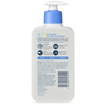 CeraVe Baby Wash and Shampoo, 8 Oz