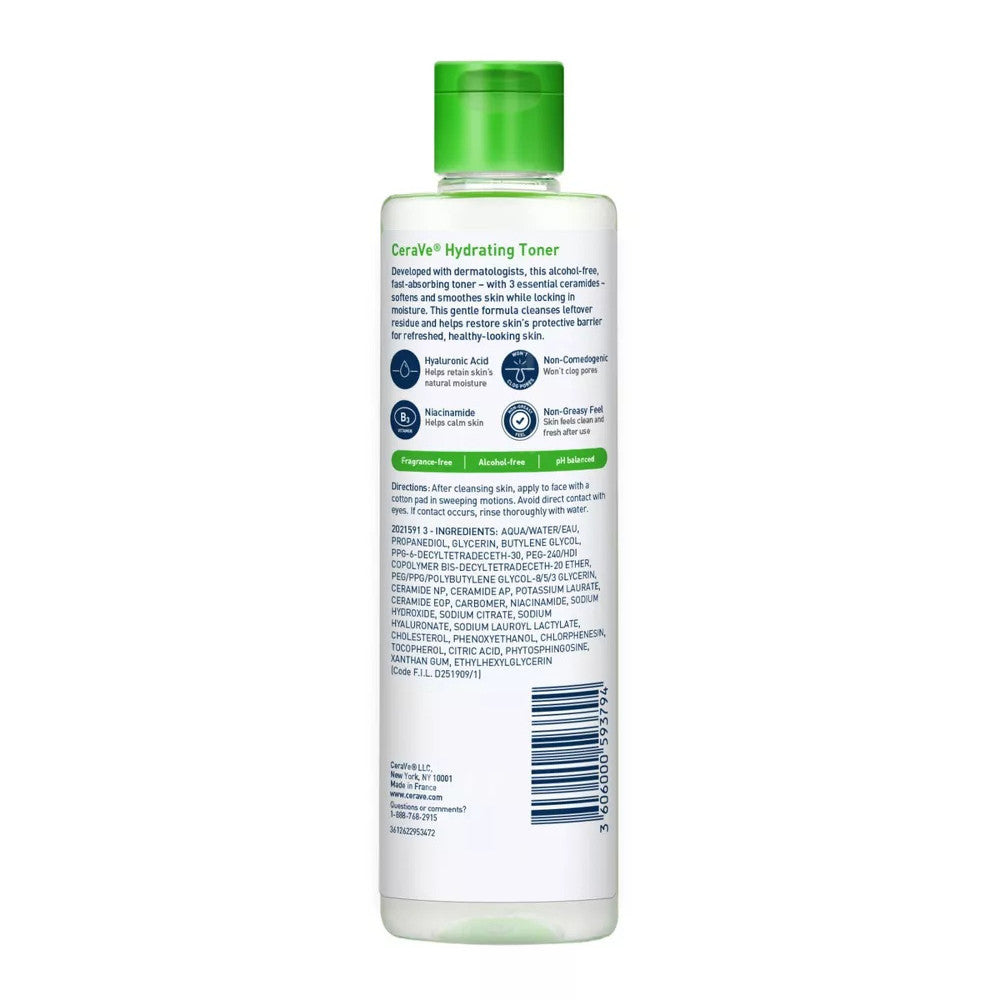 CeraVe Hydrating Toner For Normal To Dry Skin, 6.8 Oz