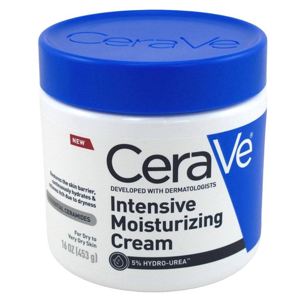 Cerave Moisturizing Cream Intensive Relieves Itch Due to Dryness Skin Jar 16Oz (453g)
